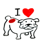 I love  Bulldog（個別スタンプ：39）