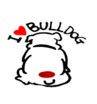 I love  Bulldog（個別スタンプ：40）