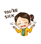 Annoying Girl Sticker [ENG]（個別スタンプ：35）