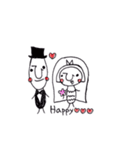 おかしなかっぷる。（個別スタンプ：35）