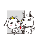 Rabbit Queen ＆ Wolf（個別スタンプ：40）