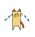 しかくいネコ（個別スタンプ：17）