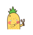 Mr.Pineapple ＆ Ms.Lychee 2（個別スタンプ：6）