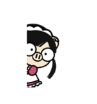 Lady PIGA doesn't talk much this time（個別スタンプ：23）