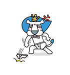 CK Lion VS Allen Bear（個別スタンプ：8）