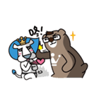 CK Lion VS Allen Bear（個別スタンプ：34）