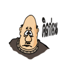 The funny uncle big nose and hairless.（個別スタンプ：25）