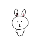 表情豊かなウサギ（個別スタンプ：17）