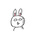 表情豊かなウサギ（個別スタンプ：26）