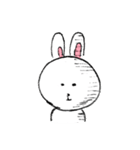 表情豊かなウサギ（個別スタンプ：35）