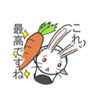 ぬいぐるみウサギの自称評論家（個別スタンプ：1）