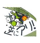 謎の男とミニライオン（個別スタンプ：5）