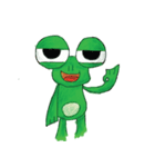 frogie is here（個別スタンプ：12）