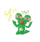 frogie is here（個別スタンプ：21）