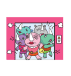 Somying Rhino (English Version)（個別スタンプ：13）