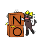 ブラックねこ 工場編（個別スタンプ：2）