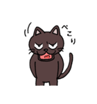 ブラックねこ 工場編（個別スタンプ：20）