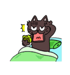 ブラックねこ 工場編（個別スタンプ：35）