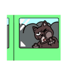 ブラックねこ 工場編（個別スタンプ：37）