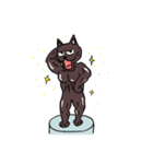 ブラックねこ 工場編（個別スタンプ：40）