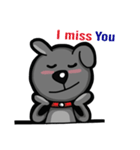 Black Bear (English)（個別スタンプ：16）