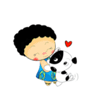 Pochi is (NOT) a Cow（個別スタンプ：21）
