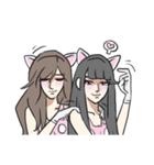 AsB - Neko Girls Cat Cafe！（個別スタンプ：11）