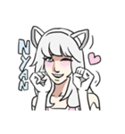 AsB - Neko Girls Cat Cafe！（個別スタンプ：24）
