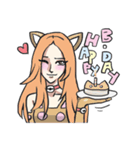 AsB - Neko Girls Cat Cafe！（個別スタンプ：31）