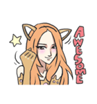 AsB - Neko Girls Cat Cafe！（個別スタンプ：32）