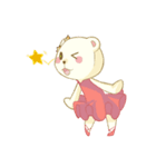 Polarina - Ballerina Bear（個別スタンプ：14）