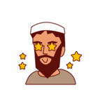 Jihab Muslim Stickers - Daily Use（個別スタンプ：3）