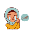 Jihab Muslim Stickers - Daily Use（個別スタンプ：20）