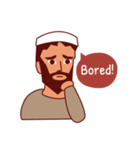 Jihab Muslim Stickers - Daily Use（個別スタンプ：23）