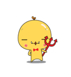 Yellow D ＆ White D（個別スタンプ：2）