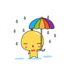 Yellow D ＆ White D（個別スタンプ：3）