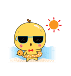 Yellow D ＆ White D（個別スタンプ：4）