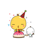 Yellow D ＆ White D（個別スタンプ：8）