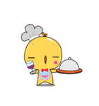 Yellow D ＆ White D（個別スタンプ：19）