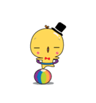 Yellow D ＆ White D（個別スタンプ：21）