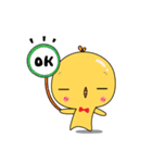 Yellow D ＆ White D（個別スタンプ：26）