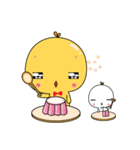 Yellow D ＆ White D（個別スタンプ：28）