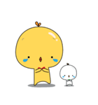 Yellow D ＆ White D（個別スタンプ：32）