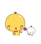 Yellow D ＆ White D（個別スタンプ：40）