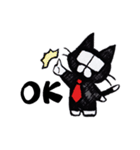 働くメガネねこ（個別スタンプ：6）