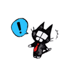 働くメガネねこ（個別スタンプ：9）