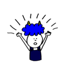 塩対応な青おに君（個別スタンプ：32）