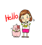 Wor-wae ＆ Aung-Aing (ENG)（個別スタンプ：1）