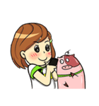 Wor-wae ＆ Aung-Aing (ENG)（個別スタンプ：34）