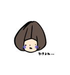 koyukingcolorのおかっぱちゃん2（個別スタンプ：25）